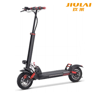 Low Price 48V 600W 40Km/H Long Range 10'' Off Road Tire Adult Electric Scooter With Seat Option